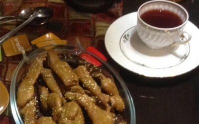 עוגיות / בייגל טחינה, ללא קמח